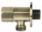 Кран KAISER 256 угловой 1/2х1/2 Bronze